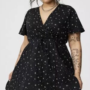 Torrid Black Celestial Mini Dress